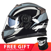 Motorcycle Racing Helmet - Blue Force Sports