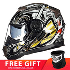 Motorcycle Racing Helmet - Blue Force Sports