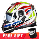 Motorcycle Racing Helmet - Blue Force Sports