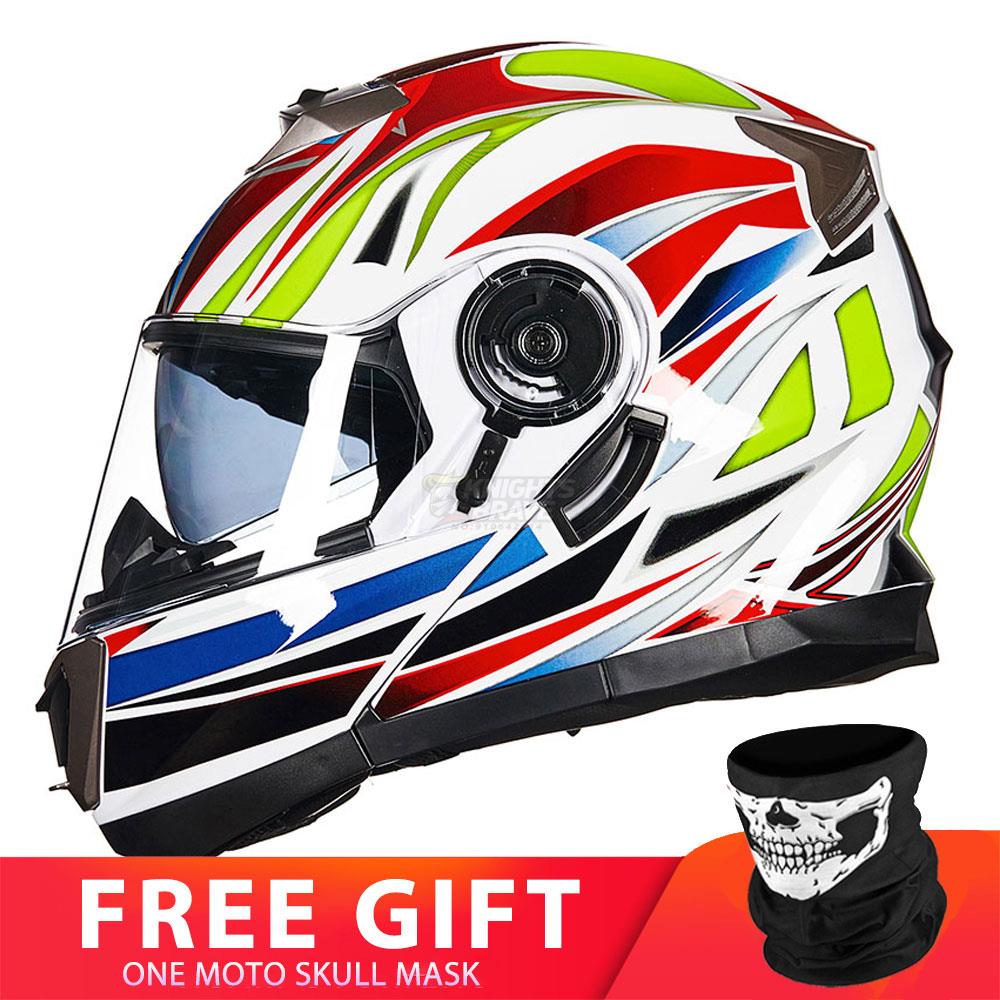 Motorcycle Racing Helmet - Blue Force Sports
