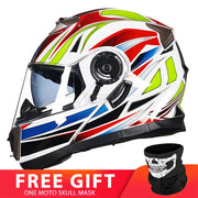 Motorcycle Racing Helmet - Blue Force Sports