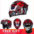 Motorcycle Racing Helmet - Blue Force Sports