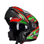 Flip Up Moto Helmet - Blue Force Sports