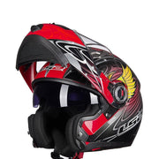Flip Up Moto Helmet - Blue Force Sports