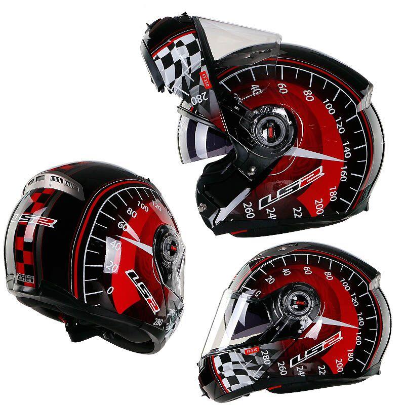 Flip Up Moto Helmet - Blue Force Sports