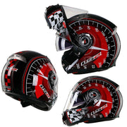 Flip Up Moto Helmet - Blue Force Sports
