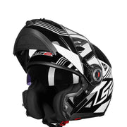 Flip Up Moto Helmet - Blue Force Sports