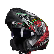 Flip Up Moto Helmet - Blue Force Sports