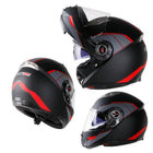 Flip Up Moto Helmet - Blue Force Sports