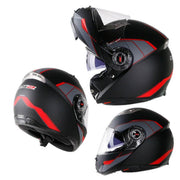 Flip Up Moto Helmet - Blue Force Sports