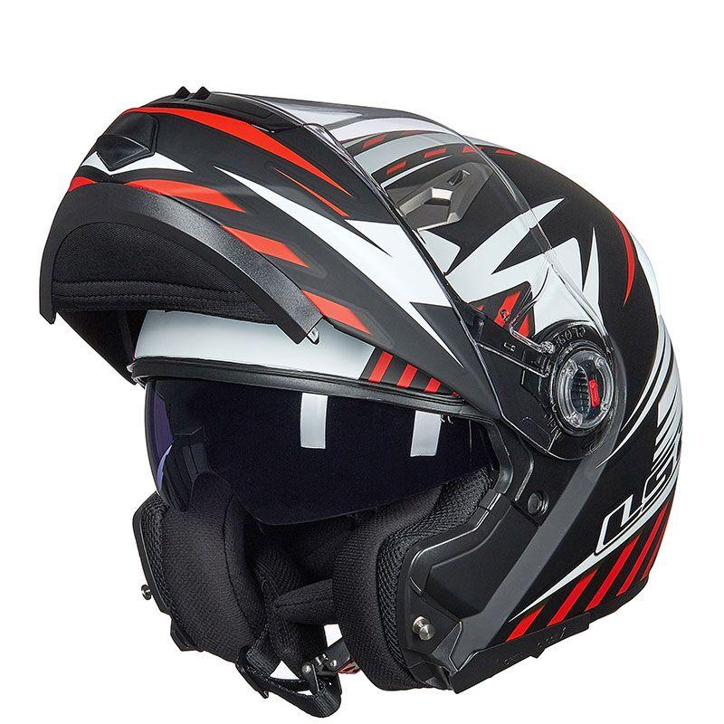 Flip Up Moto Helmet - Blue Force Sports