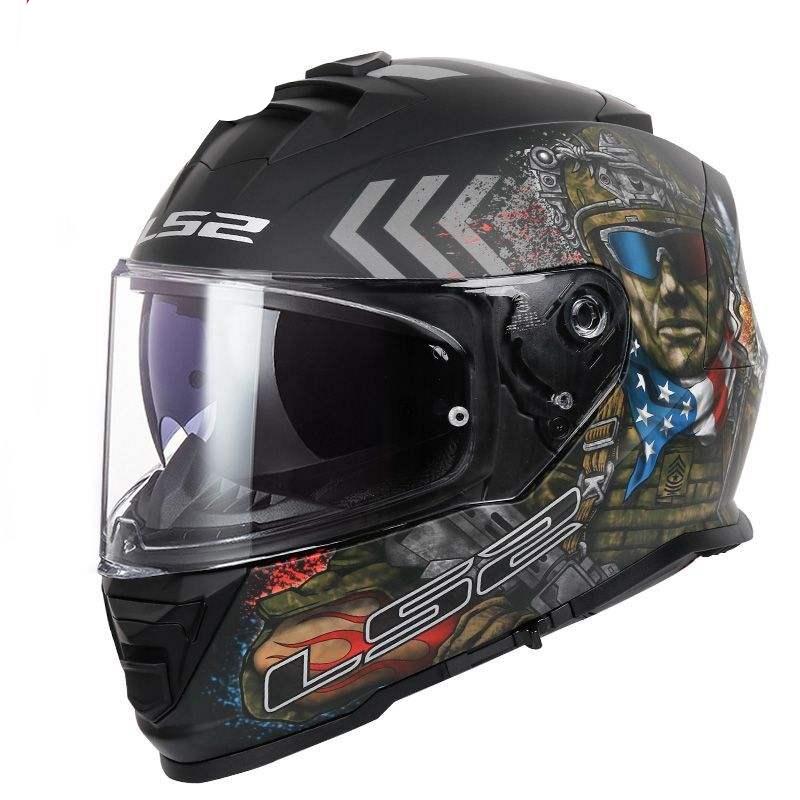 Unisex Full Face Motorcycle Helmet - Blue Force Sports
