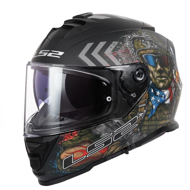 Unisex Full Face Motorcycle Helmet - Blue Force Sports