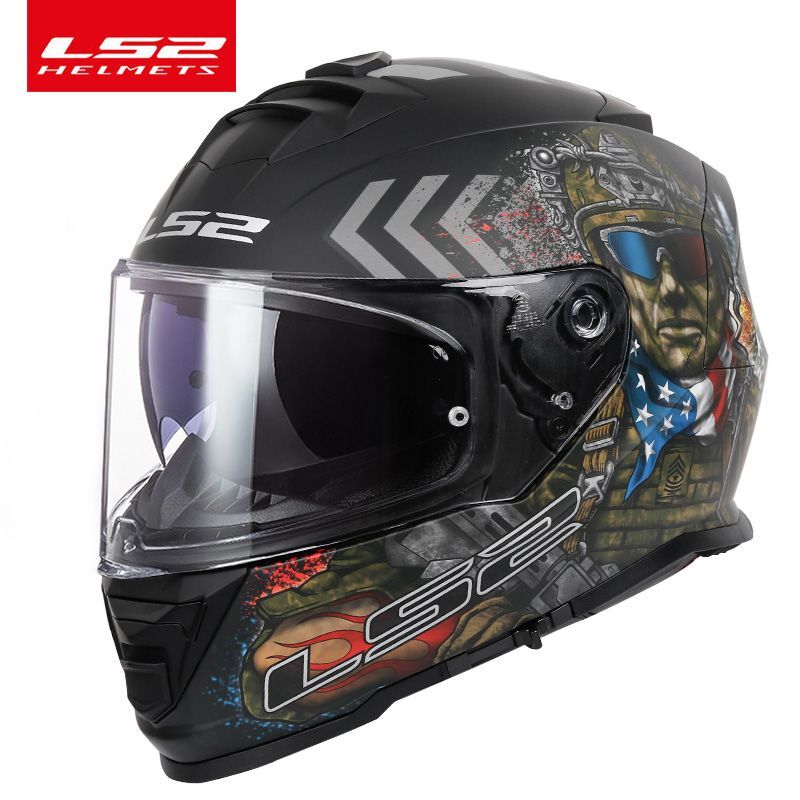 Unisex Full Face Motorcycle Helmet - Blue Force Sports