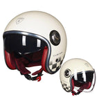 Retro Moto Helmet - Blue Force Sports