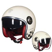 Retro Moto Helmet - Blue Force Sports
