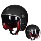 Retro Moto Helmet - Blue Force Sports