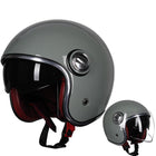 Retro Moto Helmet - Blue Force Sports