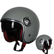 Retro Moto Helmet - Blue Force Sports