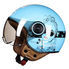 Motorcycle Colorful Helmet - Blue Force Sports