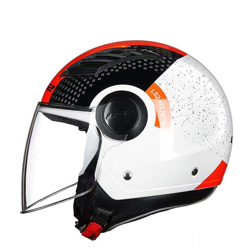 Half Face Moto Helmet - Blue Force Sports