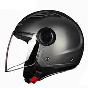 Half Face Moto Helmet - Blue Force Sports