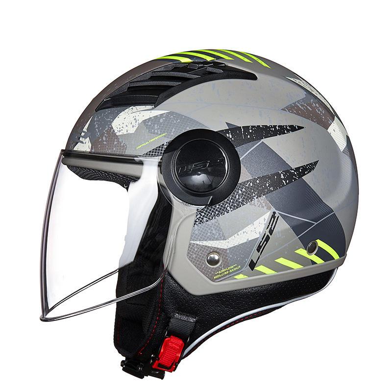 Half Face Moto Helmet - Blue Force Sports