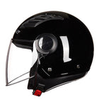 Half Face Moto Helmet - Blue Force Sports