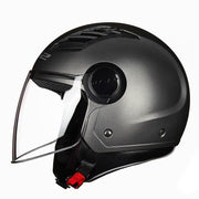 Half Face Moto Helmet - Blue Force Sports