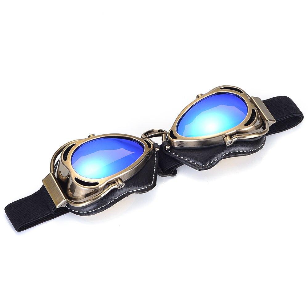 MTB Motorcycle Vintage Goggles - Blue Force Sports