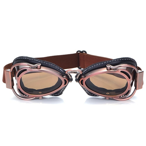 MTB Motorcycle Vintage Goggles - Blue Force Sports
