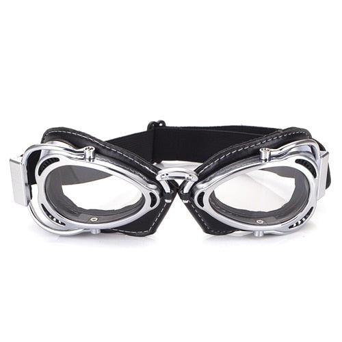 MTB Motorcycle Vintage Goggles - Blue Force Sports