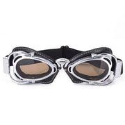 MTB Motorcycle Vintage Goggles - Blue Force Sports