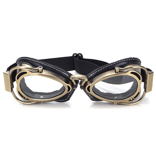 MTB Motorcycle Vintage Goggles - Blue Force Sports