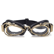 MTB Motorcycle Vintage Goggles - Blue Force Sports