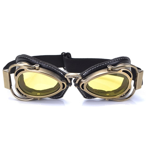MTB Motorcycle Vintage Goggles - Blue Force Sports