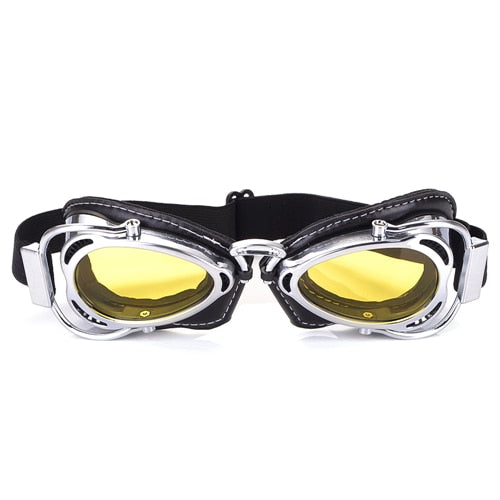 MTB Motorcycle Vintage Goggles - Blue Force Sports
