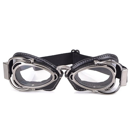 MTB Motorcycle Vintage Goggles - Blue Force Sports