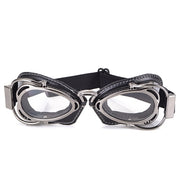 MTB Motorcycle Vintage Goggles - Blue Force Sports
