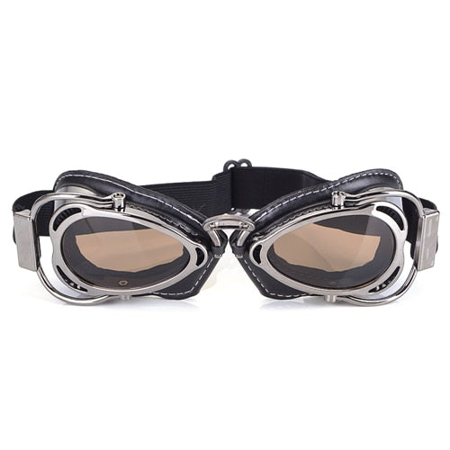 MTB Motorcycle Vintage Goggles - Blue Force Sports