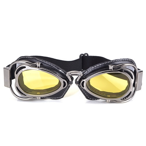 MTB Motorcycle Vintage Goggles - Blue Force Sports