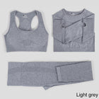 Elastic Seamless Yoga Set for Women - Blue Force Sports