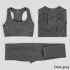Elastic Seamless Yoga Set for Women - Blue Force Sports