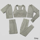 Elastic Seamless Yoga Set for Women - Blue Force Sports