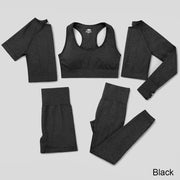Elastic Seamless Yoga Set for Women - Blue Force Sports