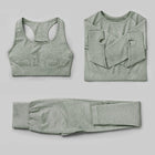 Elastic Seamless Yoga Set for Women - Blue Force Sports
