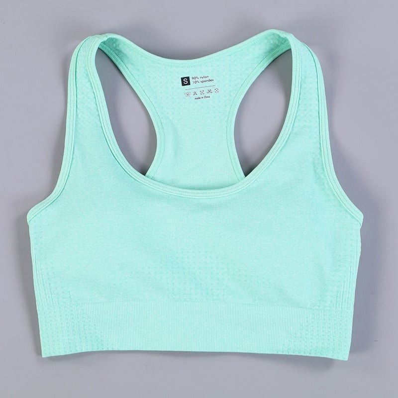 Women's Seamless Workout Top - Blue Force Sports