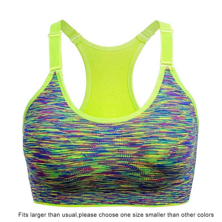 Quick Dry Padded Adjustable Sports Bra - Blue Force Sports