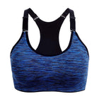 Quick Dry Padded Adjustable Sports Bra - Blue Force Sports