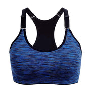 Quick Dry Padded Adjustable Sports Bra - Blue Force Sports